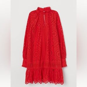 H&M eyelet embroidered tunic